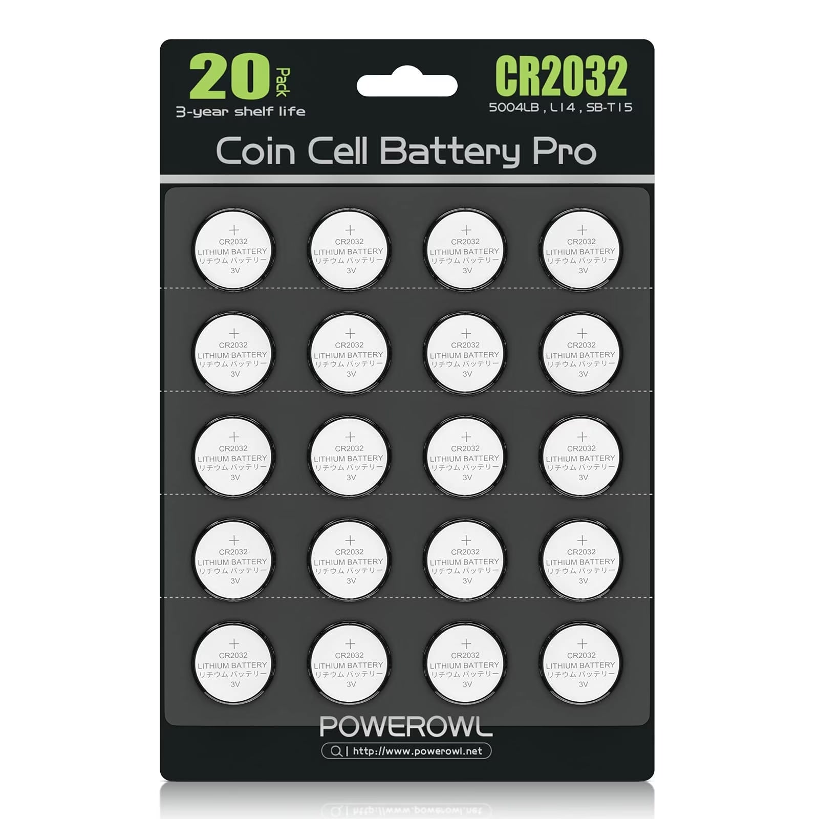 20 Pack  CR2032 Battery 3 Volt Lithium Battery